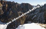 Blick vom Plattkofel zum Langkofel (Foto: Volker).