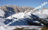 Blick zurück beim Aufstieg zum Plattkofel (2.954 m) (Foto: Volker).