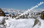 Vista panoramica dall’itinerario 3A vicino al Passo Alpe di Tires – Gruppo del Catinaccio (Foto: Volker).
