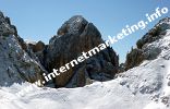 Passo Molignon (2.604 m) im Rosengarten (Foto: Volker).