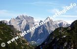 Blick vom Nigglberg im Schlerngebiet auf den Rosengarten (Foto: Volker).