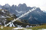 Blick auf die Rosengartengruppe vom Tschafatschsattel (2.070 m) am Schlern (Foto: Volker).