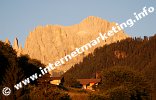 Cima del Catinaccio con il Gartl e la Croda di Re Laurino nel Gruppo del Catinaccio (Foto: R. Jakubowski)