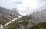 Tierser Alpl Joch (2.440 m) im Rosengarten in den Dolomiten (Foto: R. Jakubowski).