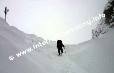 Arrampicata al Passo delle Cigolade (Foto: Volker).