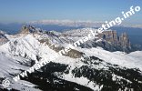 Schlern mit Mahlknecht Polen, Roßzähne, Roterd Spitz, Petz, Burgstall, Euringer- und Santnerspitze (Foto: Volker).