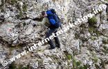 Punto chiave tra i Testoni di Lavina Bianca (la Cima delle Pecore) e il Monte Nicola (Foto: Volker).