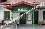 Bahnhof der Vinschgerbahn in Latsch (Foto: R. Jakubowski).