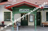 Bahnhof der Vinschgerbahn in Latsch (Foto: R. Jakubowski).