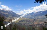 Meraner Becken mit Meran, Küchelberg und Dorf Tirol (Foto: R. Jakubowski).